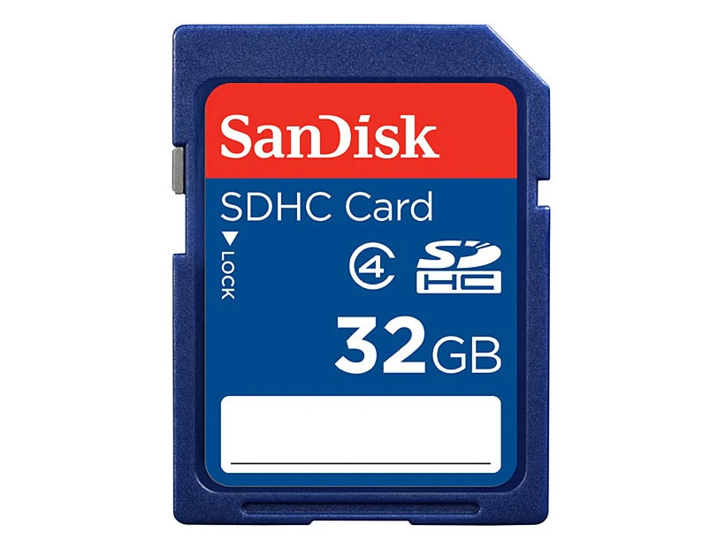 SanDisk 32GB SDHC - Blue