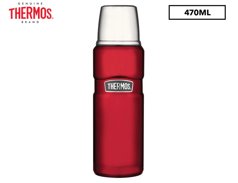 Thermos 470mL King Vacuum Insulated Flask - Red