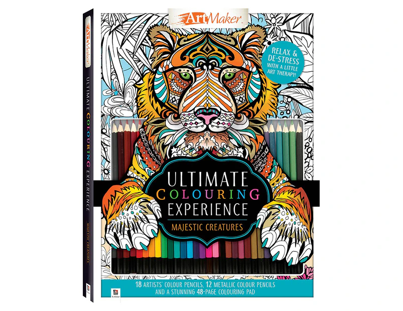 Hinkler Art Maker Ultimate Colouring Experience: Majestic Creatures