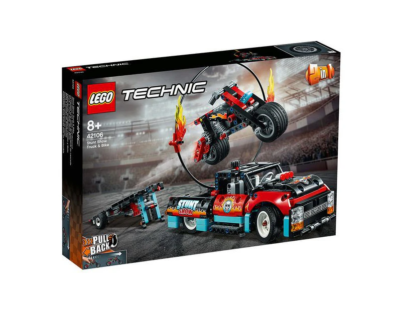LEGO® Technic Stunt Show Truck & Bike 42106
