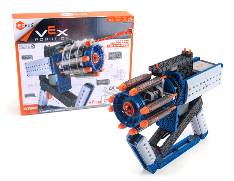 Hexbug Vex Robotics Gatling Rapid Fire Motorised Dart Shooter Construction Set