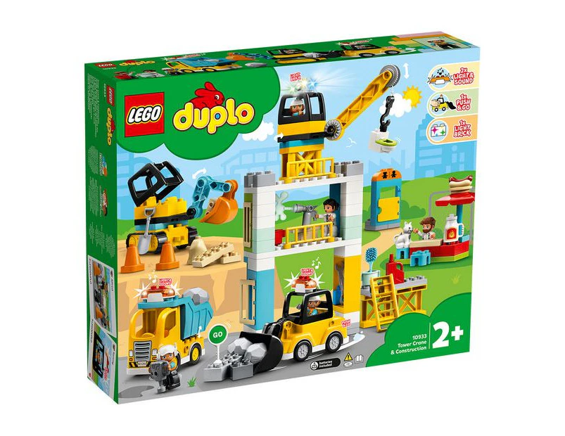 LEGO® DUPLO® Town Tower Crane & Construction 10933 - Yellow