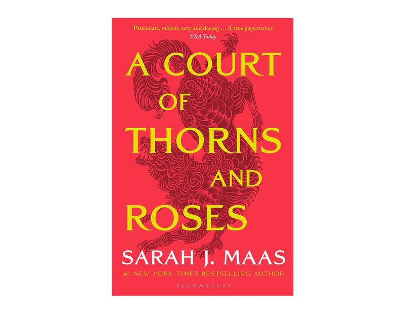 A Court Of Thorns And Roses Paperback Book by Sarah J Maas