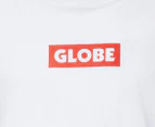 Globe Boys' Bar Tee / T-Shirt / Tshirt - White/Red
