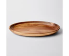 Target Oval Platter - Brown