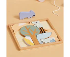 Young Ones Wooden Puzzle - Brown