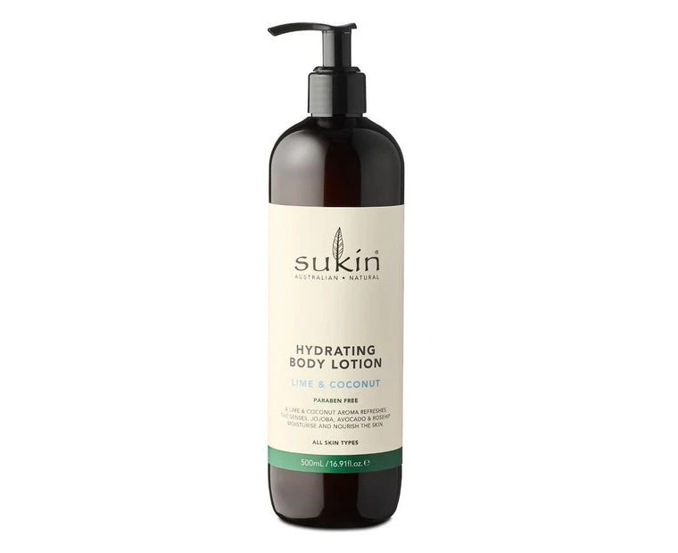 Sukin Hydrating Body Lotion Lime & Coconut - 500mL