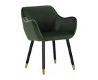 AILIN Armchair Chair - Olive & Black