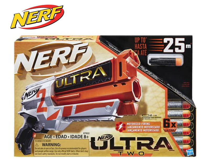 NERF Ultra Two Motorized Firing Blaster Toy