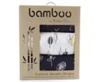 Bubba Blue Bamboo Muslin Swaddle Wraps 3-Pack - Night Sky 4