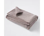 Target Classic Ribbed Bath Towel - Brown