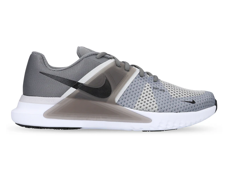 Nike Men's Renew Fusion Training Shoes - Grey Fog/Black/Smoke Grey