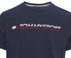 Tommy Hilfiger Sport Men's Chest Logo Tee / T-Shirt / Tshirt - Sport Navy