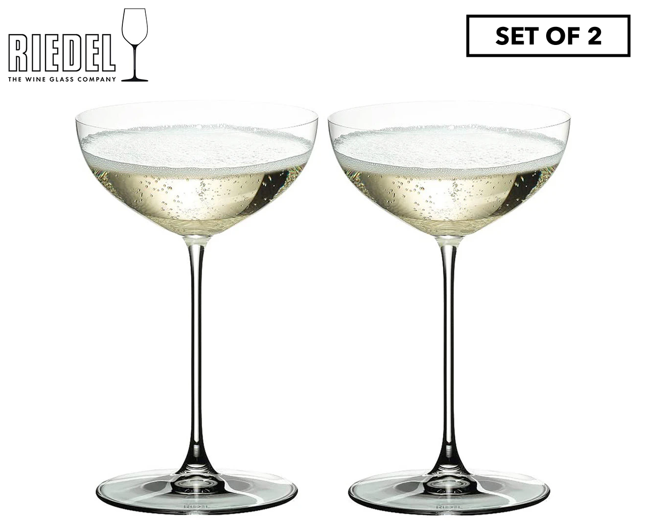 Riedel Veritas Set Of 2 Coupe/Cocktail Glasses  10.8X17cm