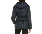 Brooks Brothers Women's  Quilted Down Coat - Blue