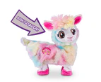 ZURU Pets Alive Bonnie The Booty Shakin' Llama - Rainbow - Pink