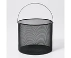 Target Set of 2 Black Metal Decorative Round Baskets - Black