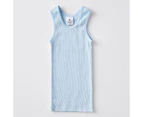 Target Baby Organic Cotton Vests 3 Pack - Blue