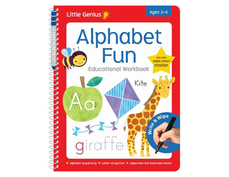 Little Genius Alphabet Fun Write & Wipe Workbook