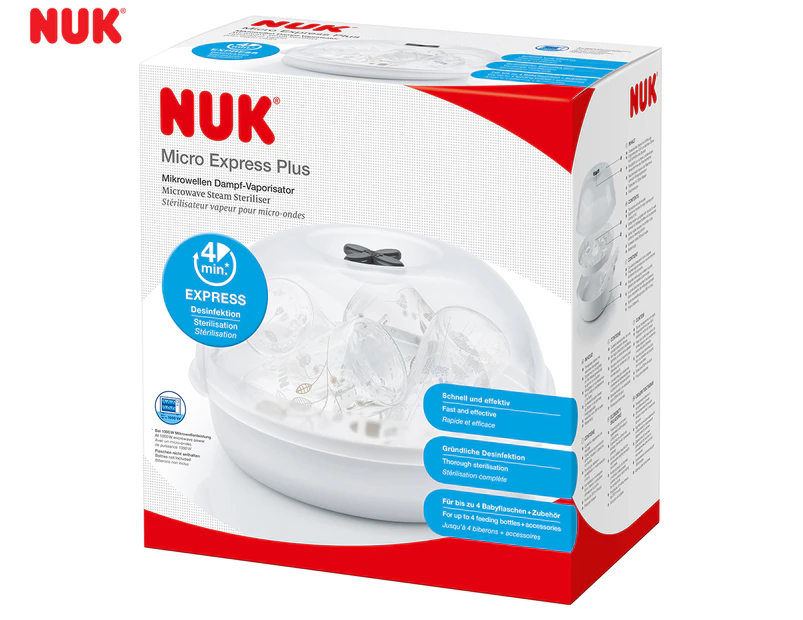 NUK Micro Express Plus Microwave Steam Steriliser