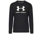 Under Armour Men's Sportstyle Logo Long Sleeve Tee / T-Shirt / Tshirt - Black/White