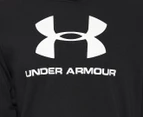 Under Armour Men's Sportstyle Terry Logo Hoodie - Black/White