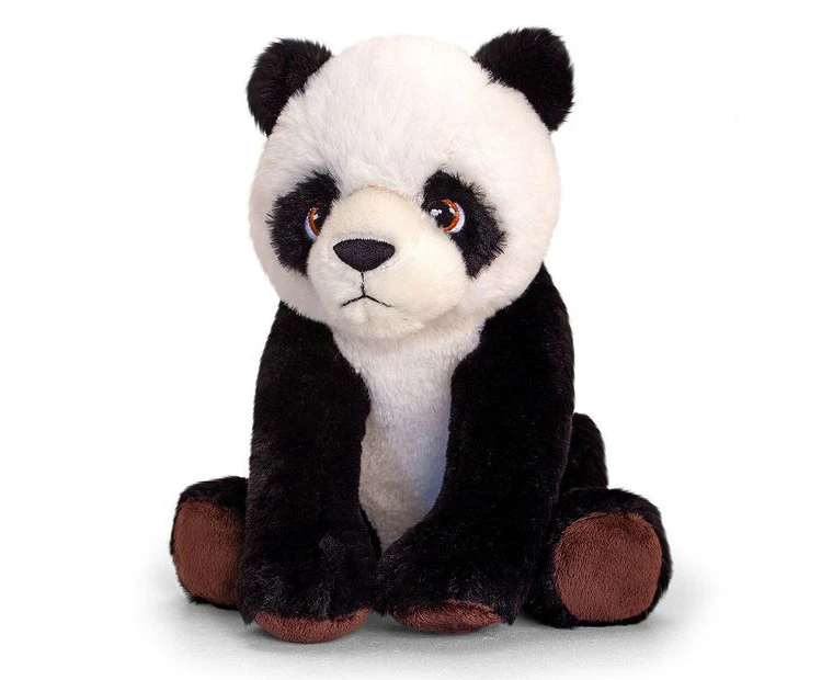 Keeleco 18cm Panda Kids/Children Animal Soft Plush Stuffed Toy Black 3y+