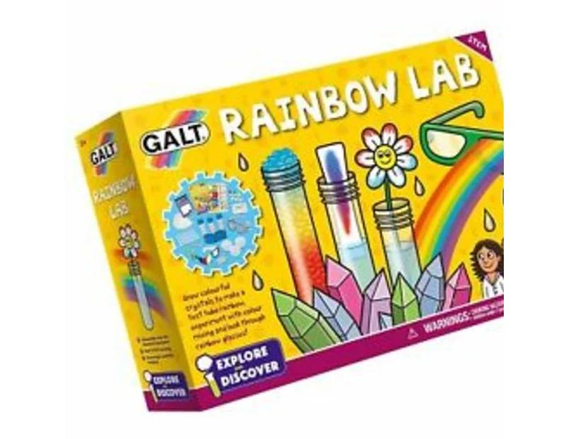 Galt Rainbow Lab Kids/Childrens STEM Science/Discovery Activity Kit Playset 5y+