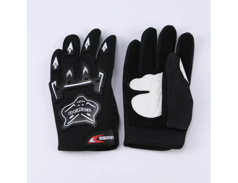 Youth Gloves For Kid Peewee Motocross PW50 Motorbike Motorcycle RACING GLOVES BMX/ATV/QUAD/DIRT BIKE - Black