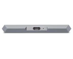 LaCie Diamond Cut Design USB 3.1 Type-C 4TB Portable Hard Drive - Space Grey