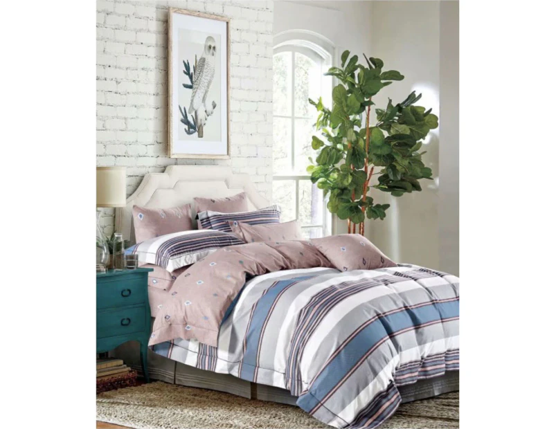 Luxury Printed Pure Cotton Queen Quilt Cover Set-Abstract