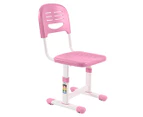 Ergovida Children's B201 Elfin Height Adjustable Desk & Chair Set - Pink