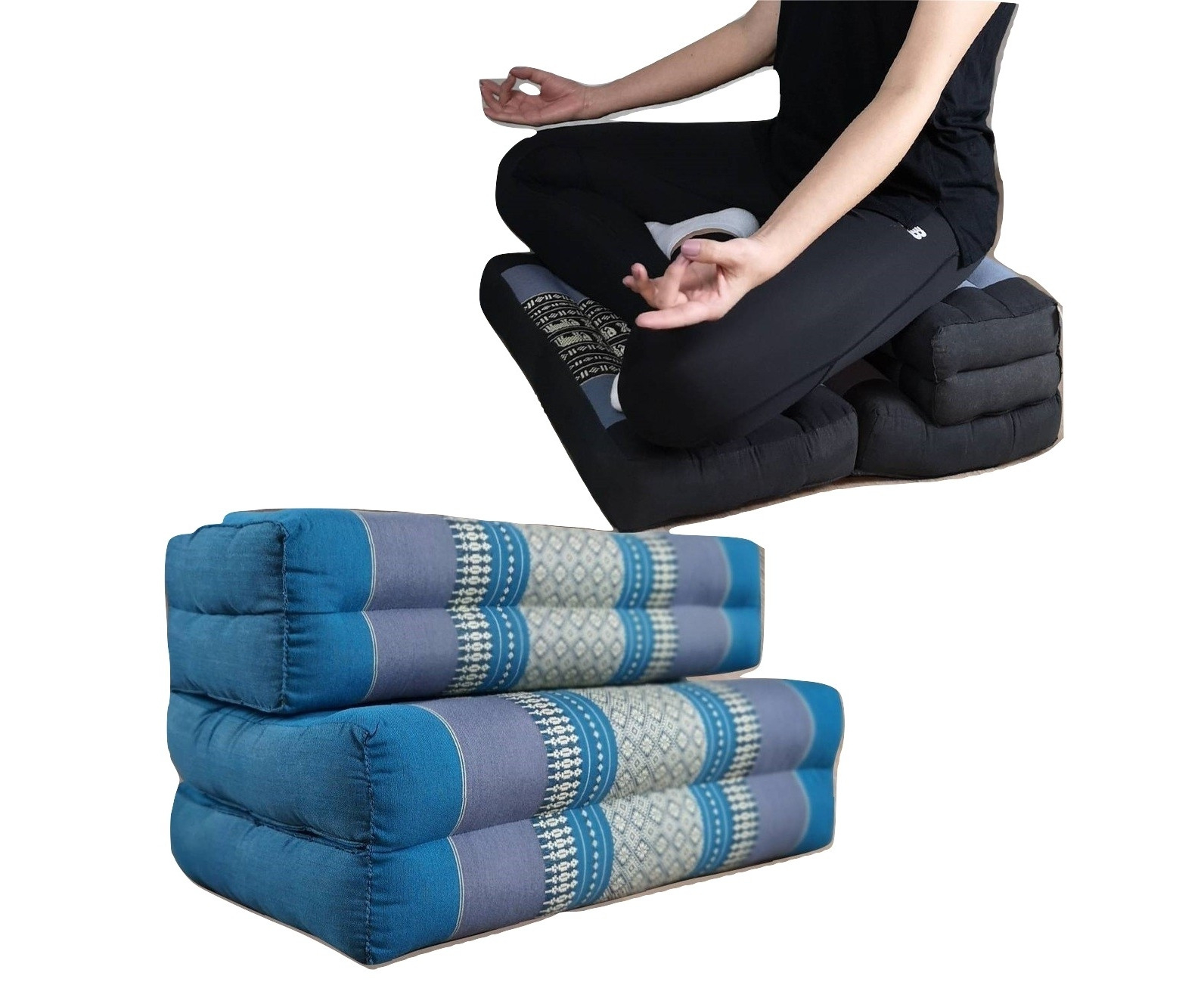 Yoga and Meditation Cushion with Kapok –