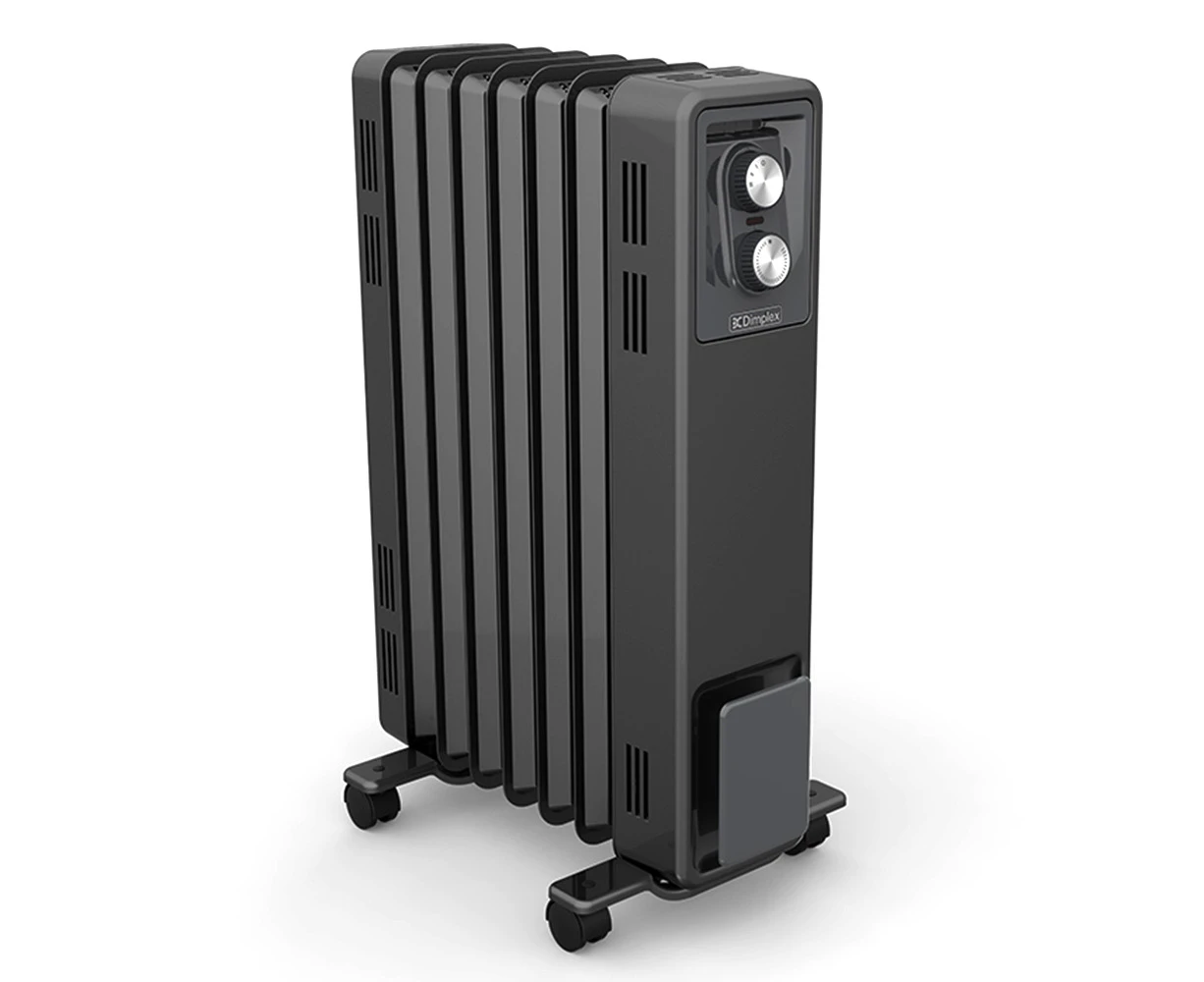 Dimplex 1500W Oil Free Portable Column Heater/Heating/Thermostat Black