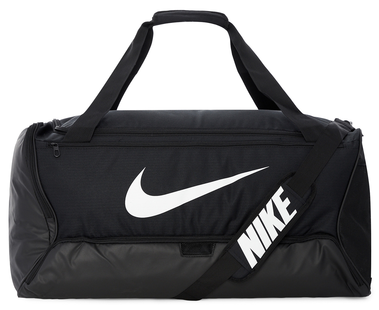 Nike 95L Brasilia 9.0 Large Duffle Bag - Black/White | Catch.co.nz