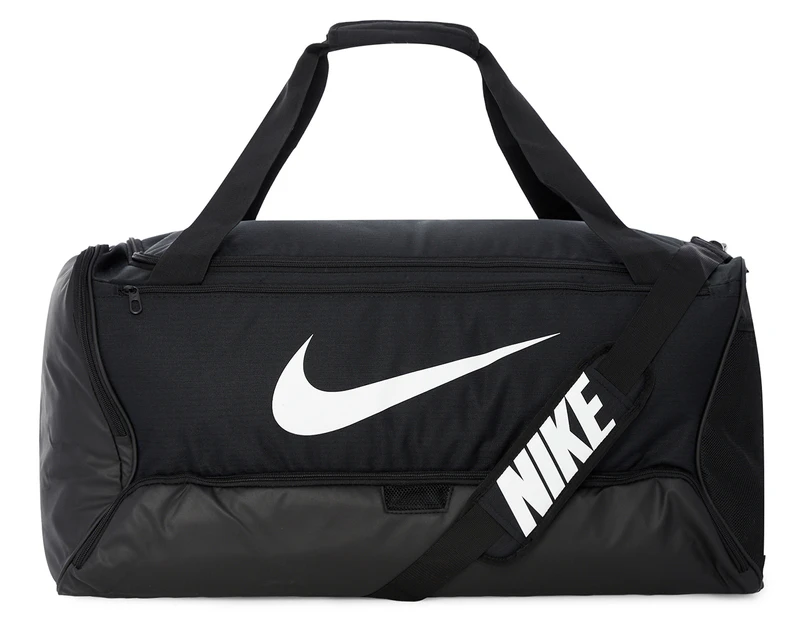 Nike 95L Brasilia 9.0 Large Duffle Bag - Black/White