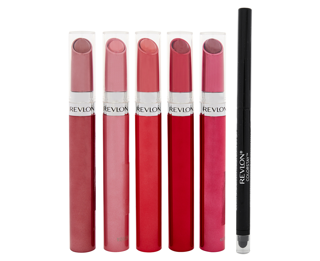 Revlon 5 Piece Ultra Hd Gel Lip Colour Set Bonus Colourstay Eyeliner Nz 