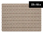Broadway Rug Co. 225x155cm Nomad Abstract Rectangle Rug - Beige