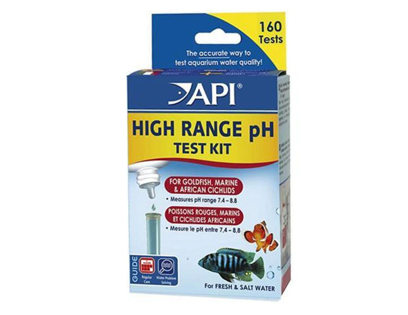 API High Range pH Aquarium Test Kit - 160 Tests