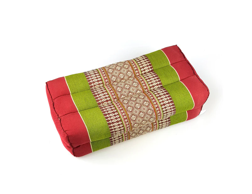 [MANGO TREES] Yoga Block Meditation Cushion Pillows Pilates Prop Bolster Red