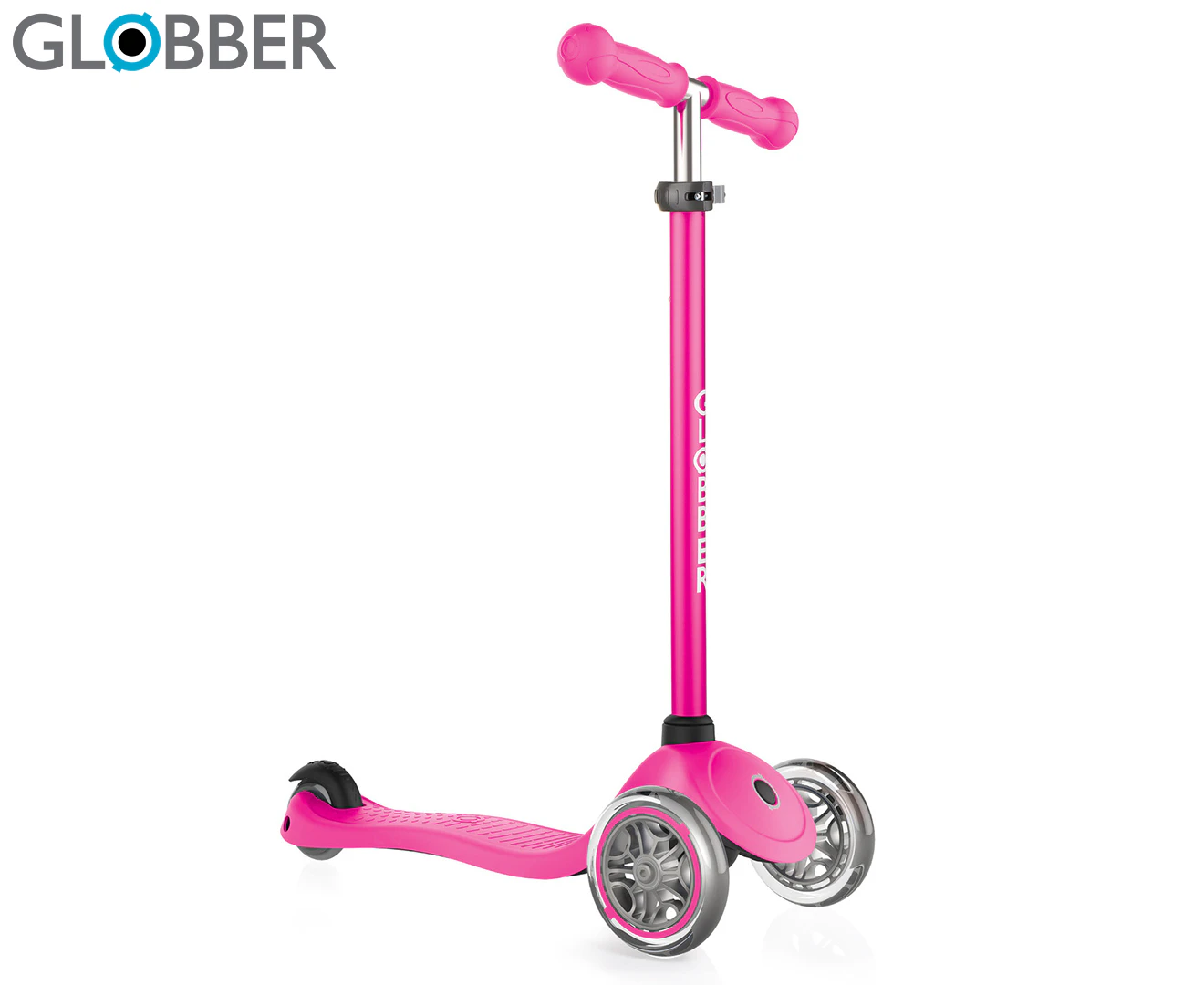 Globber Primo V2 Kids' Scooter - Neon Pink