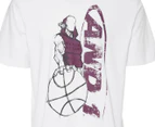 AND1 Men's All Game Tee / T-Shirt / Tshirt - Stark White