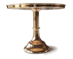 Glamorous Gold Pedestal Mirror Cake Stand 30cm