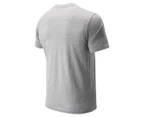 New Balance Men's Numeric Stacked Tee / T-Shirt / Tshirt - Athletic Grey