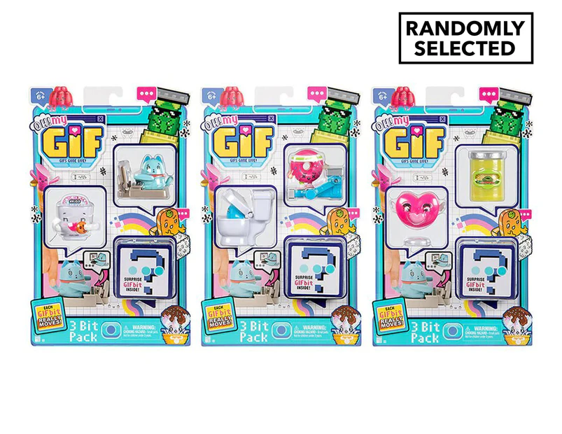 Oh! My GIF Season 1 3 Bit Toy Pack - Randomly Selected