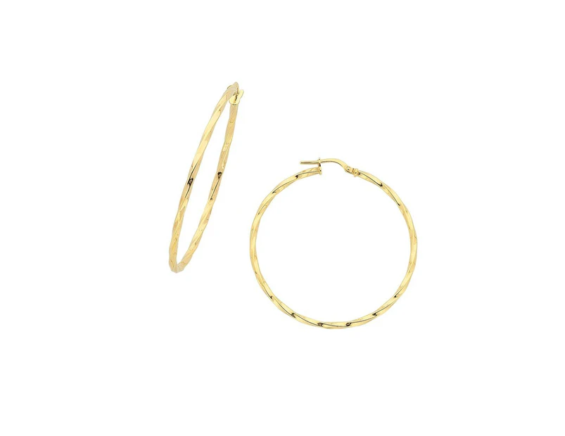 Bevilles gold outlet hoop earrings