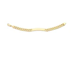 Bevilles ID Bracelet 9ct Yellow Gold Infusion 21cm