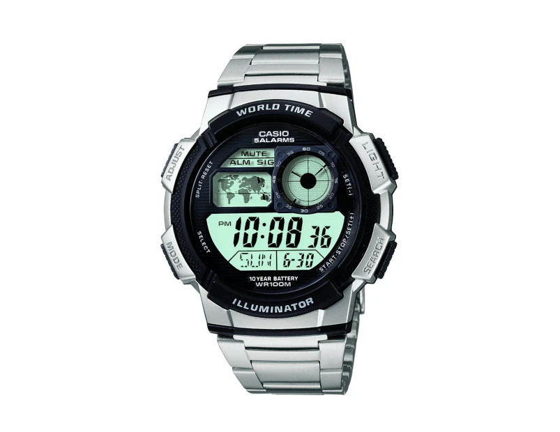 Casio Mens Digital Watch Model- AE1000D-1 - Black