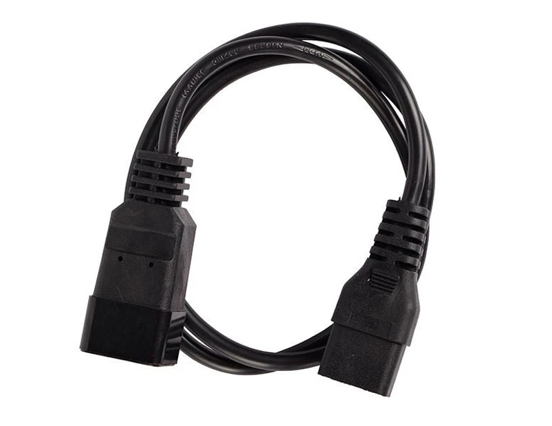 Iec C19 To C20 Power Cable 15A Black 2M