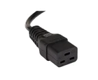 Iec C19 To C20 Power Cable 15A Black - 5 m